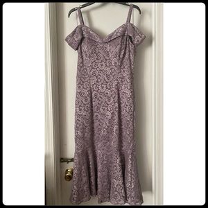 Floral short evening gown